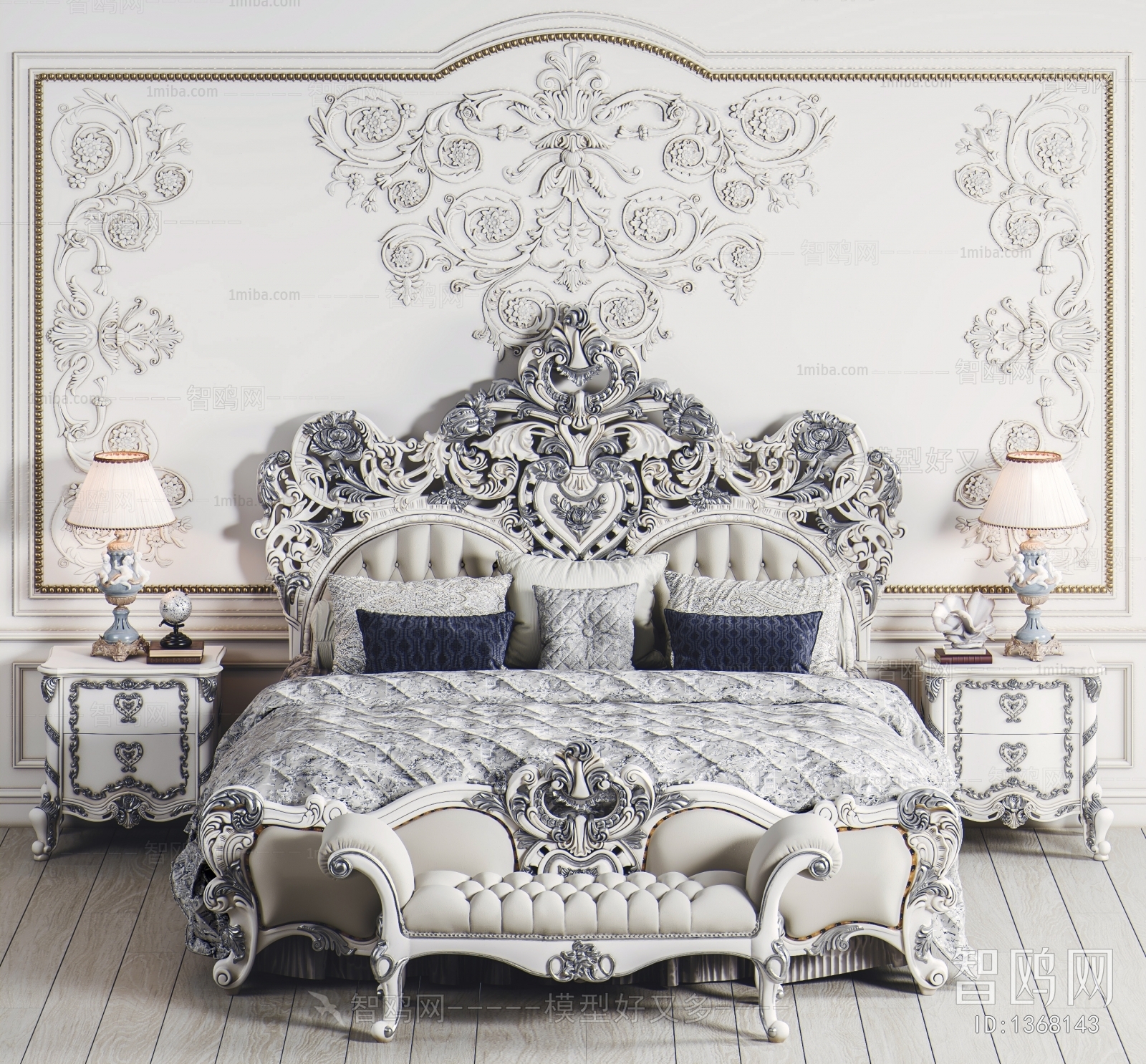 French Style Double Bed