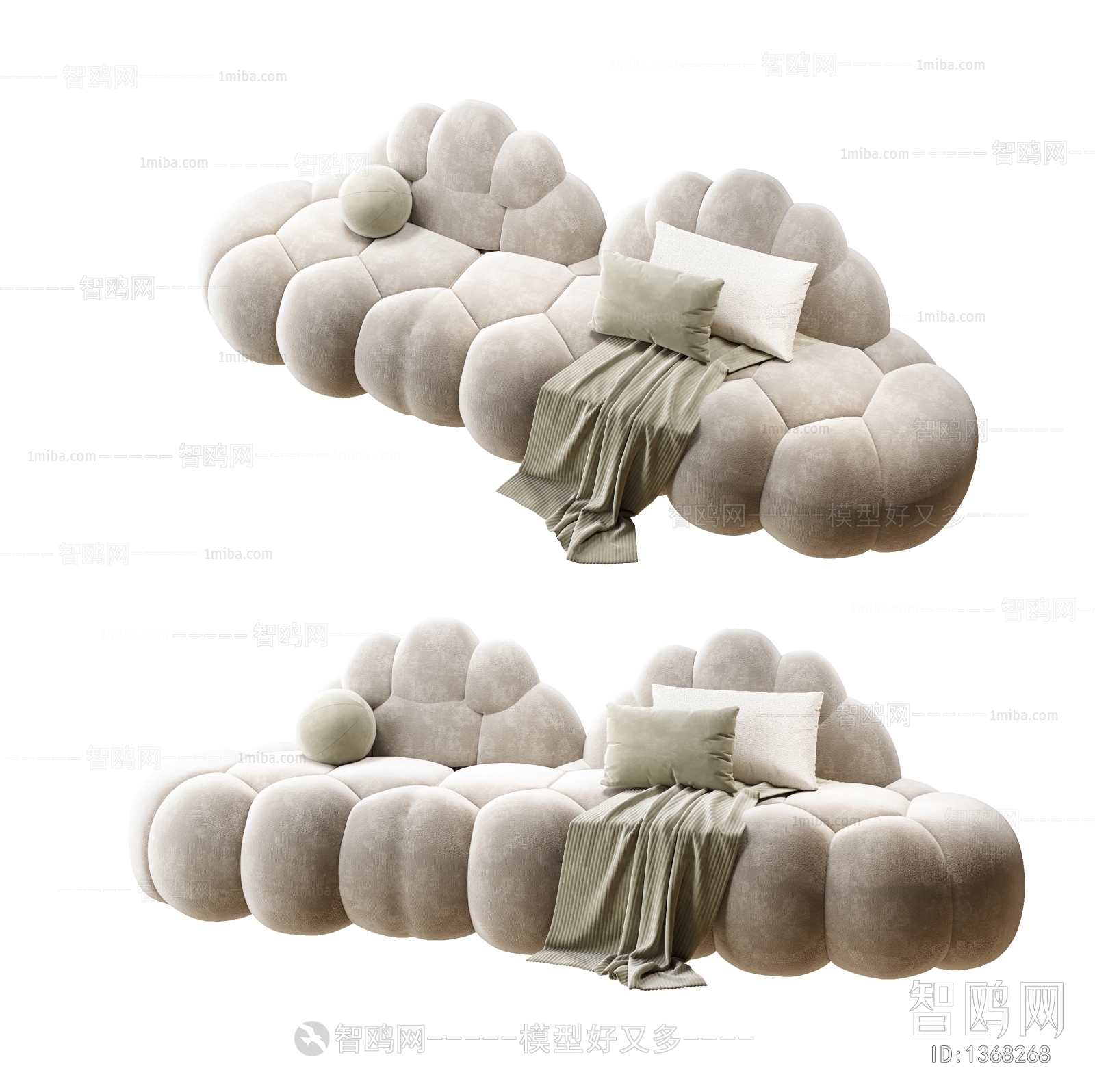 Modern Multi Person Sofa