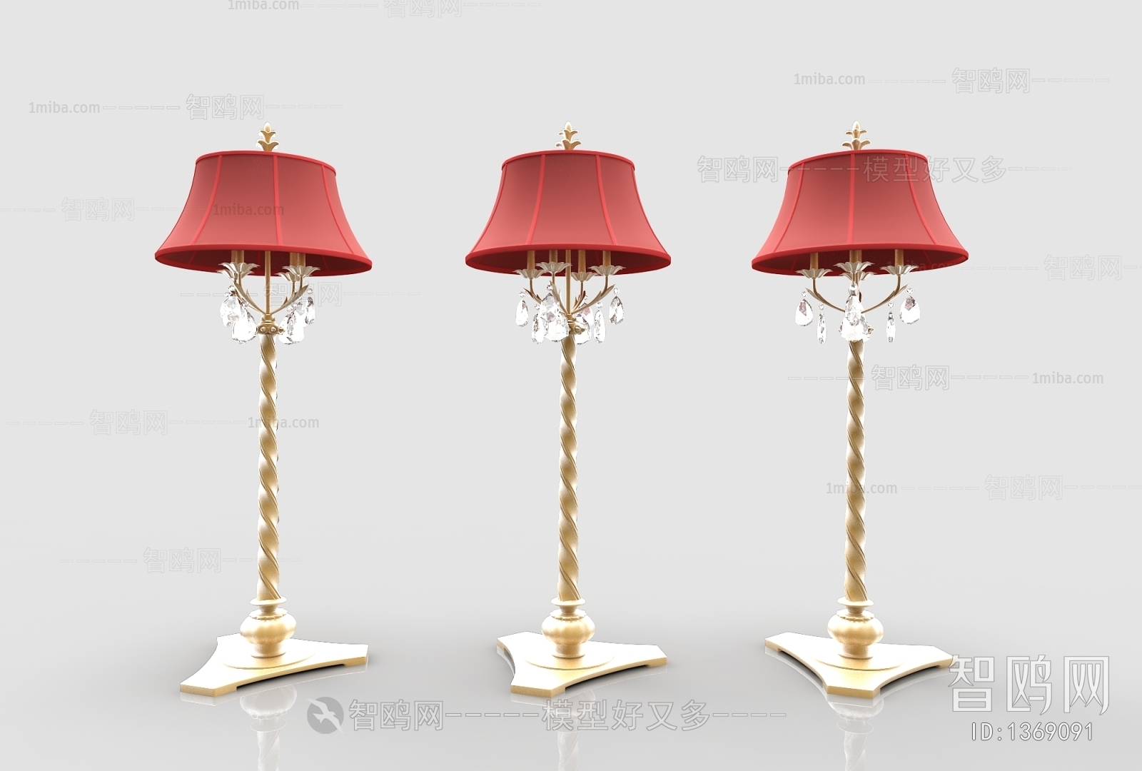 Southeast Asian Style Floor Lamp