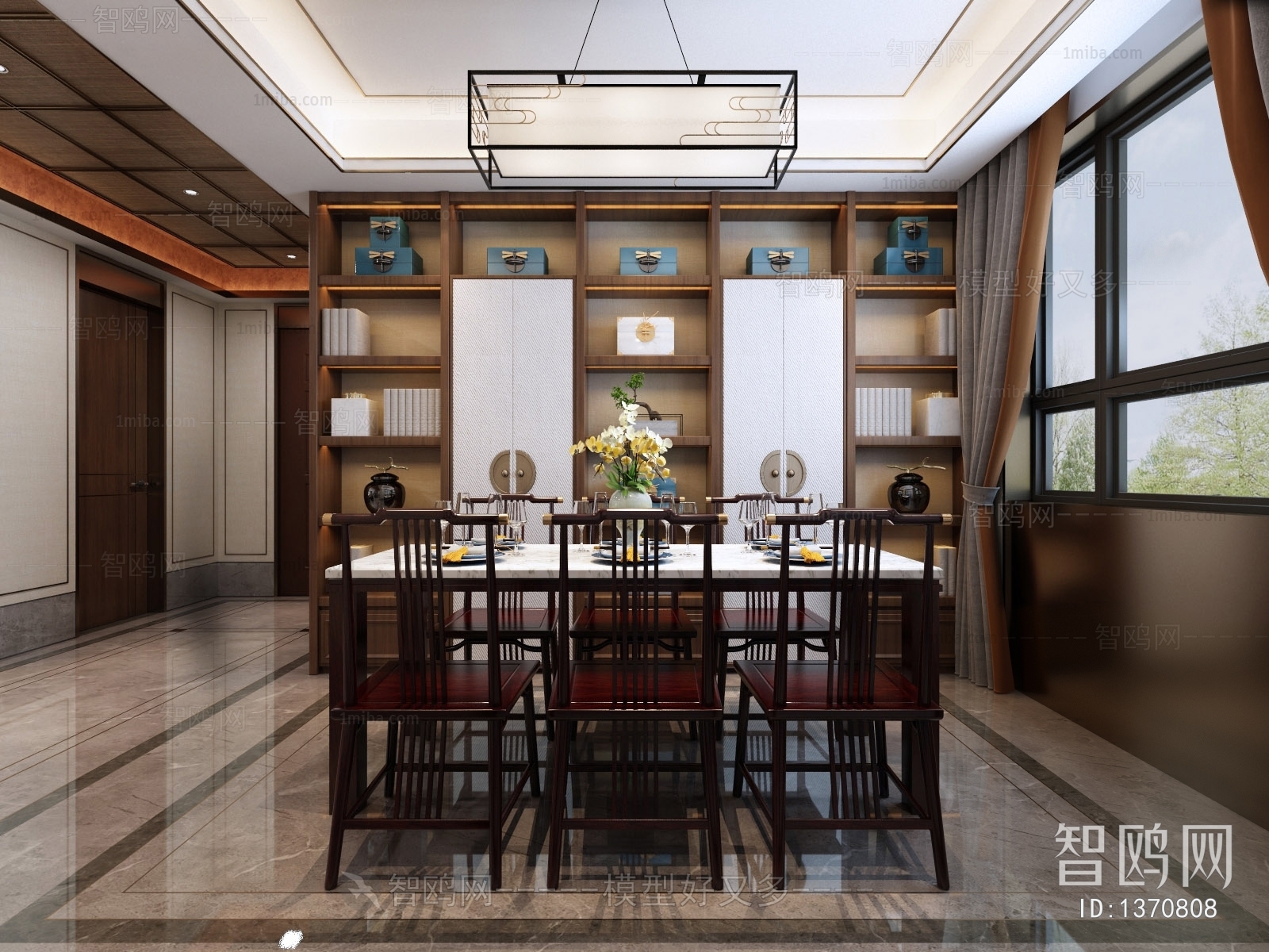 New Chinese Style Dining Room