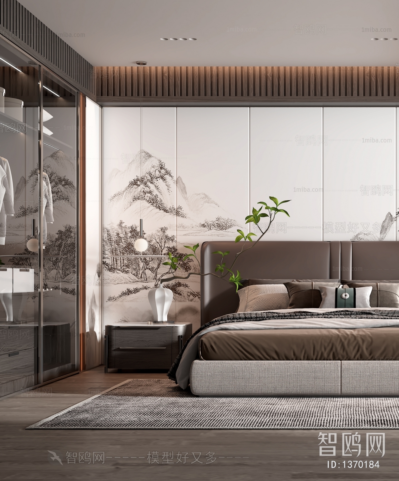 New Chinese Style Bedroom