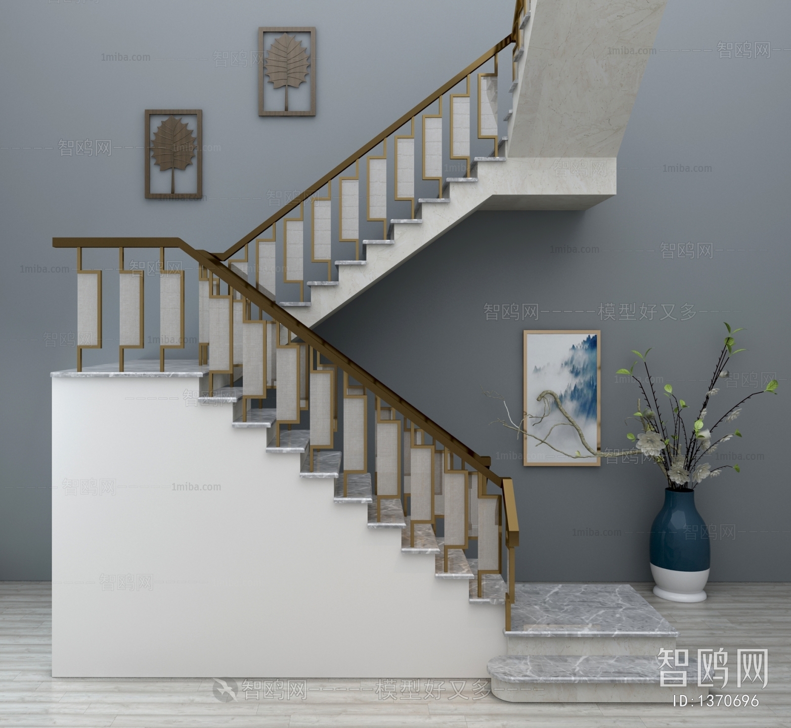 New Chinese Style Stairwell