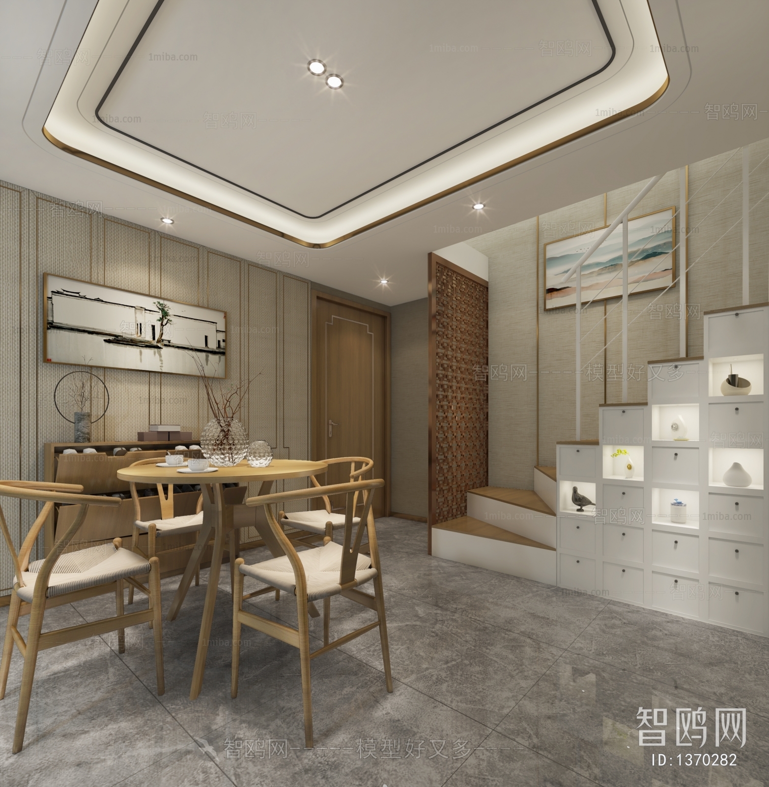 New Chinese Style Dining Room