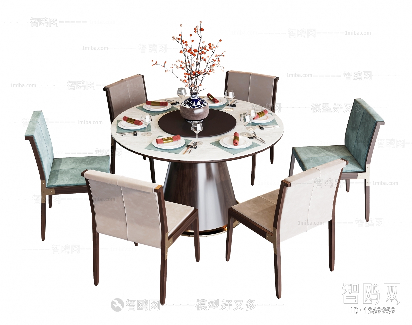 New Chinese Style Dining Table And Chairs