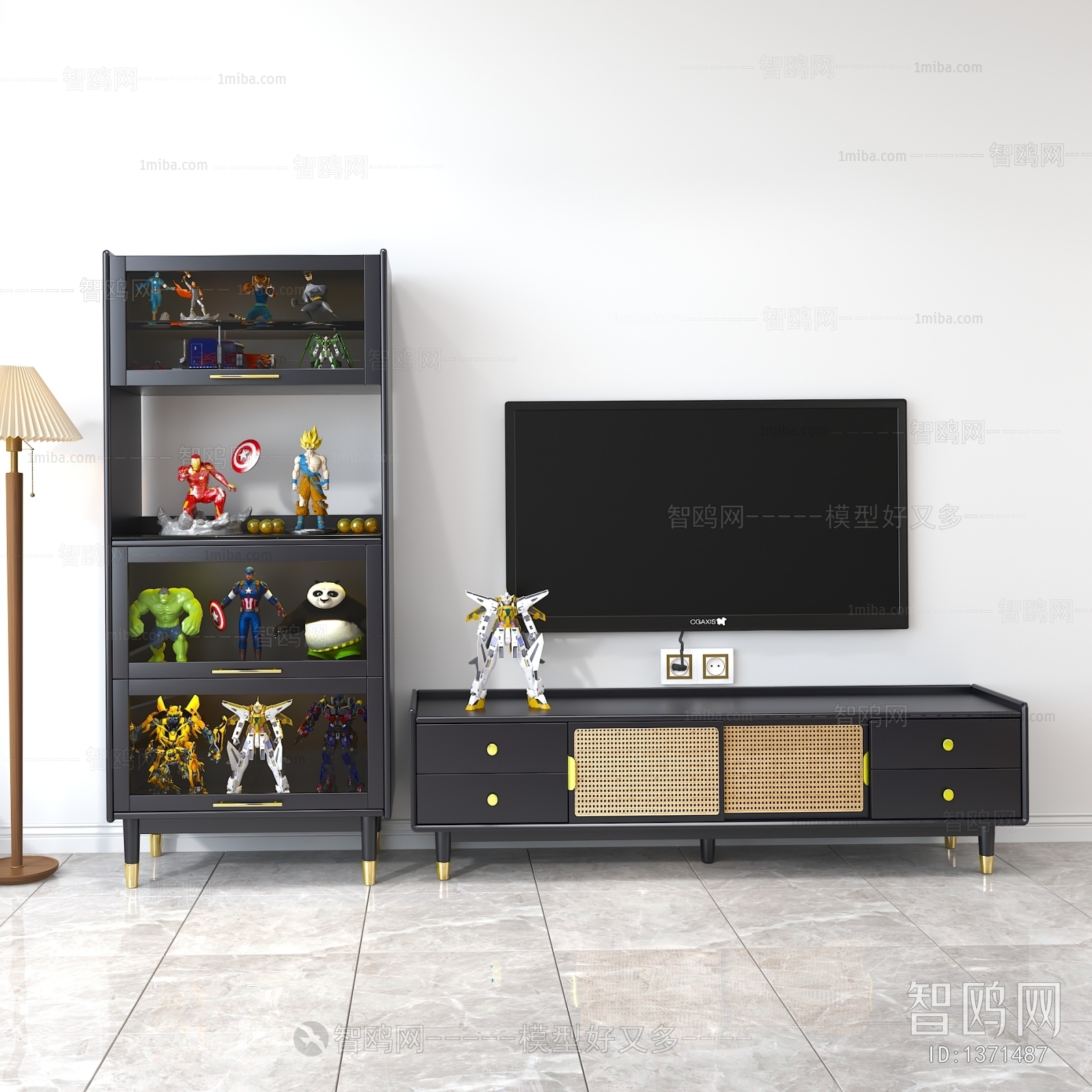 Nordic Style TV Cabinet