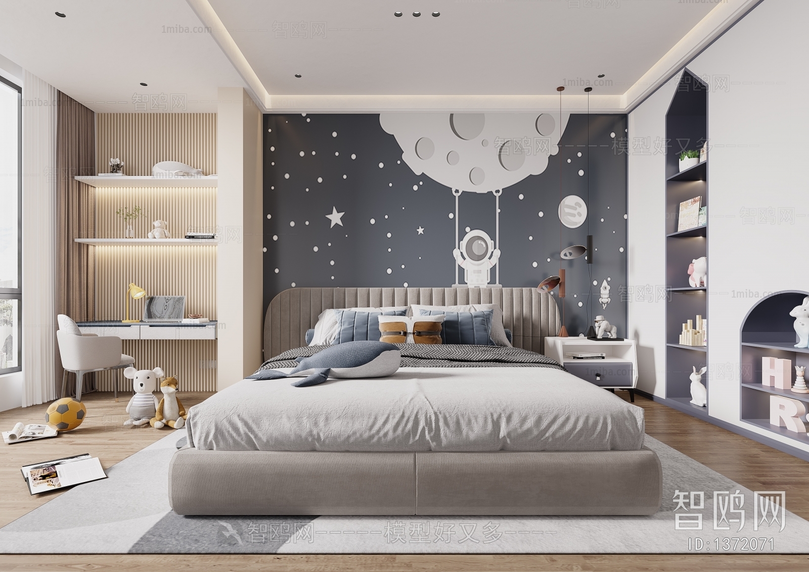 Modern Boy's Room And Son's Room