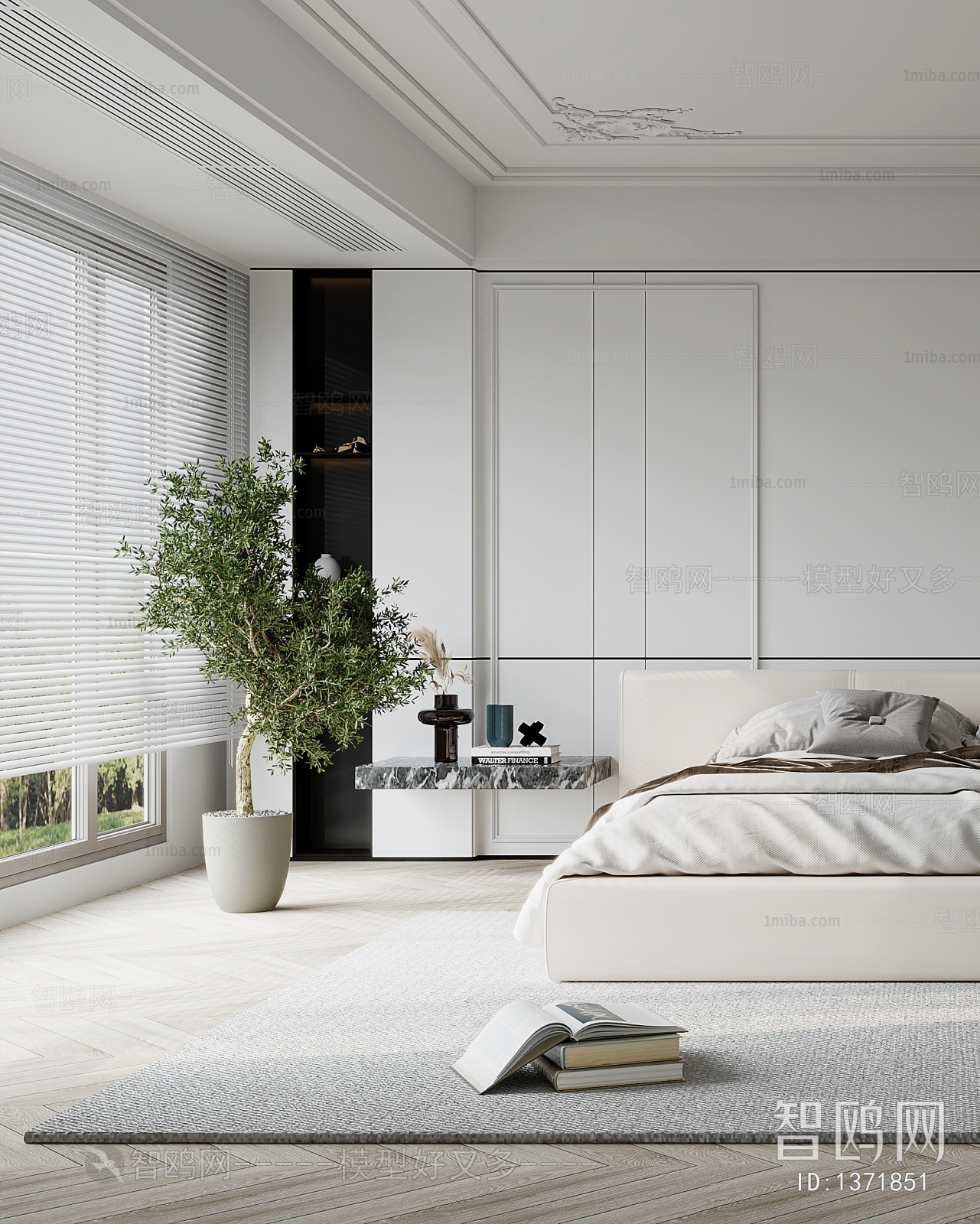 Modern French Style Bedroom