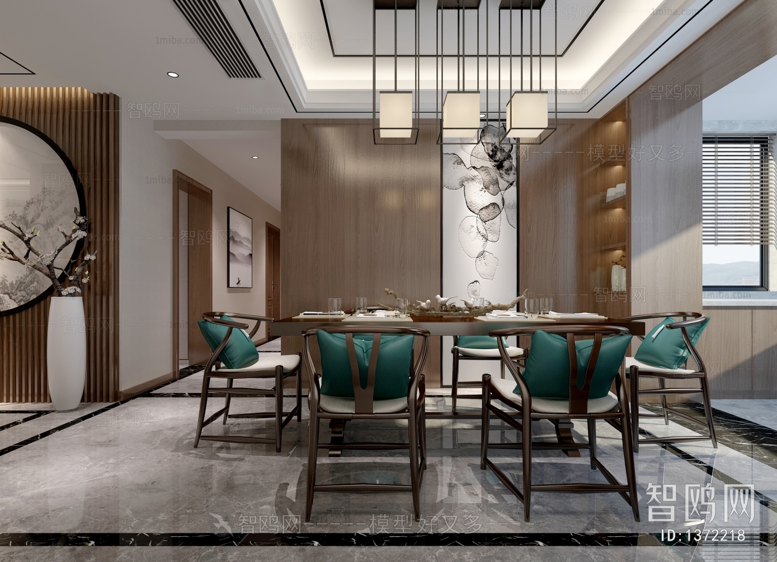 New Chinese Style Dining Room