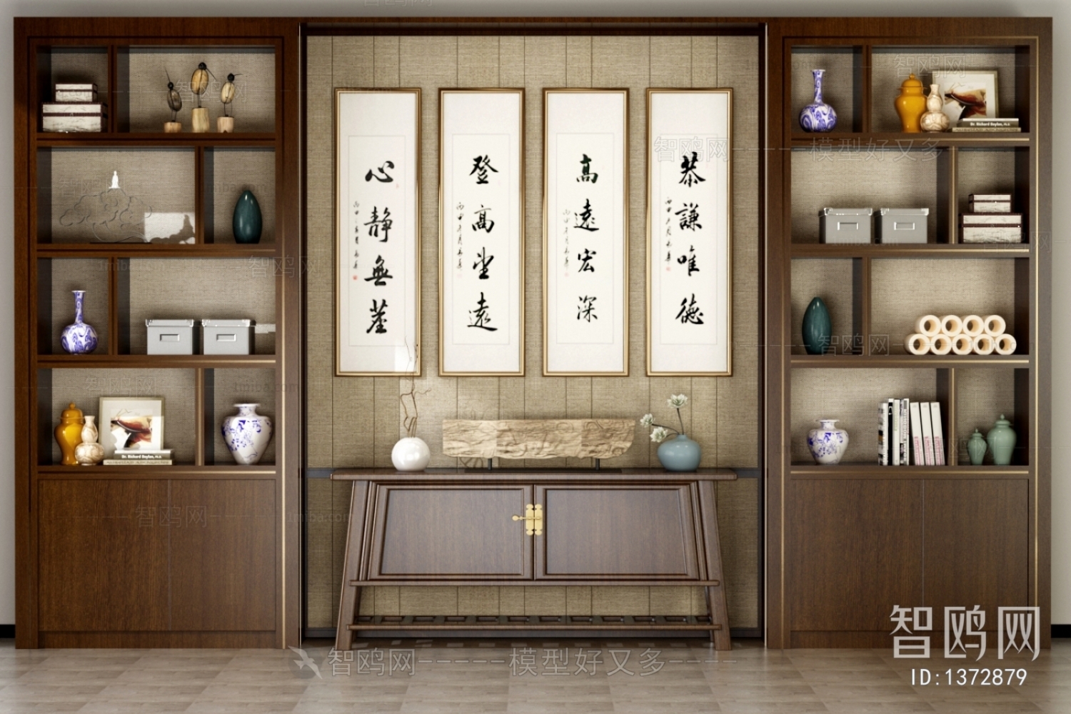 New Chinese Style Side Cabinet/Entrance Cabinet