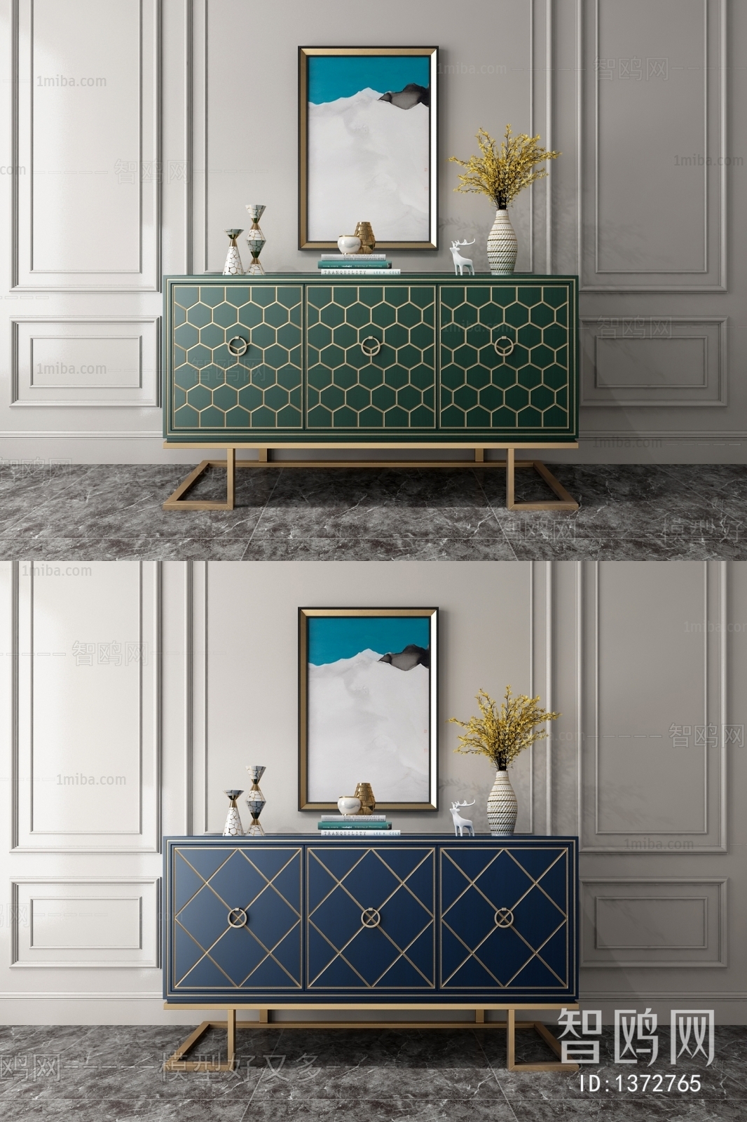 Post Modern Style Side Cabinet