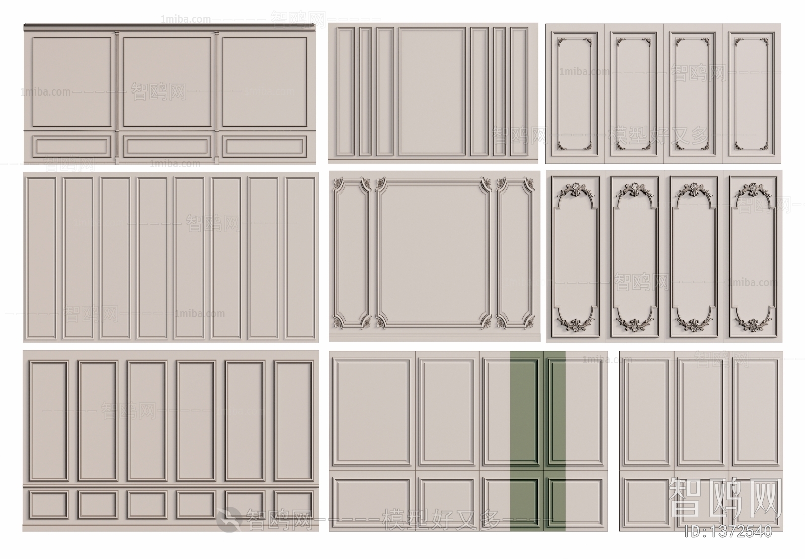 Simple European Style Panels