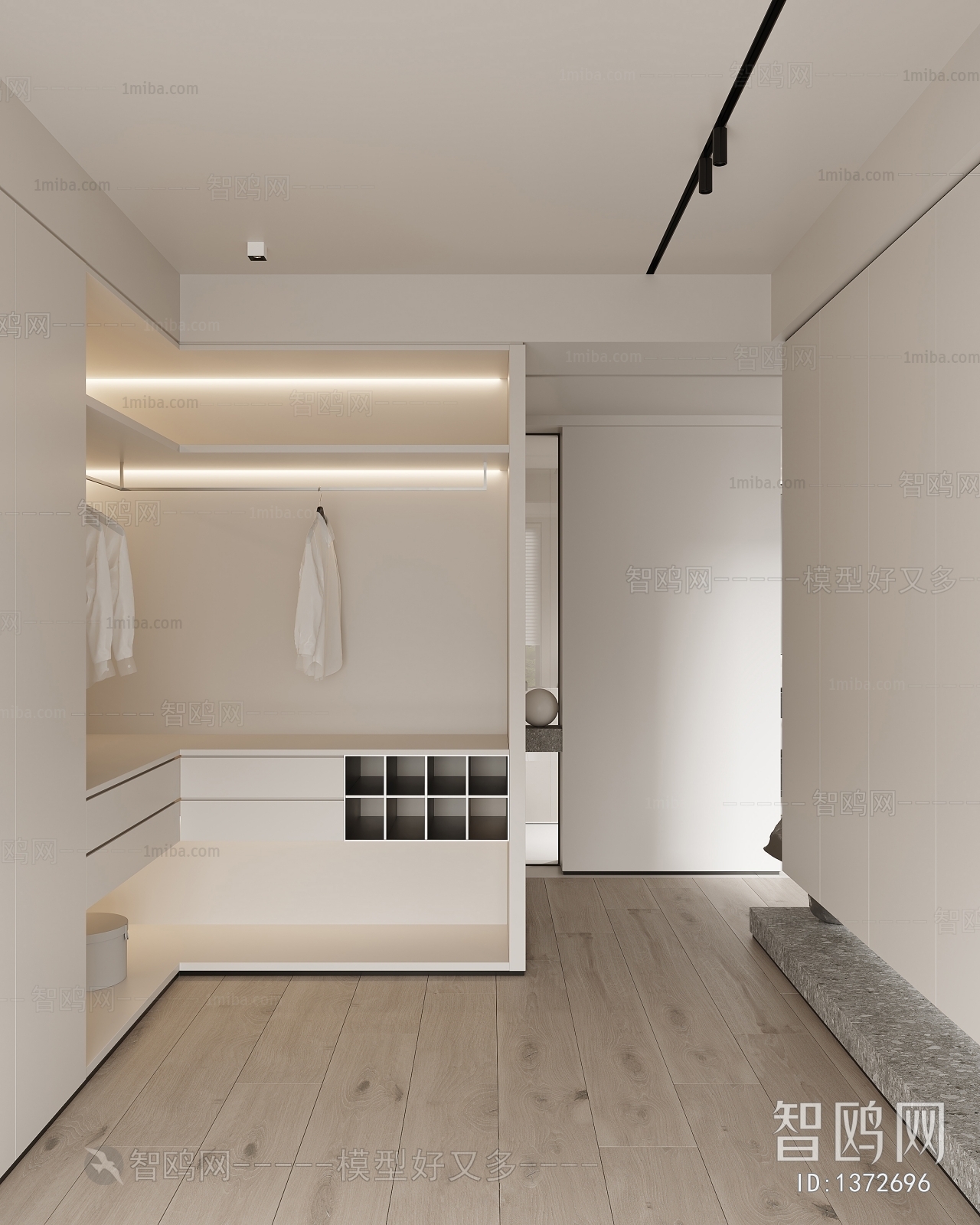 Modern Clothes Storage Area