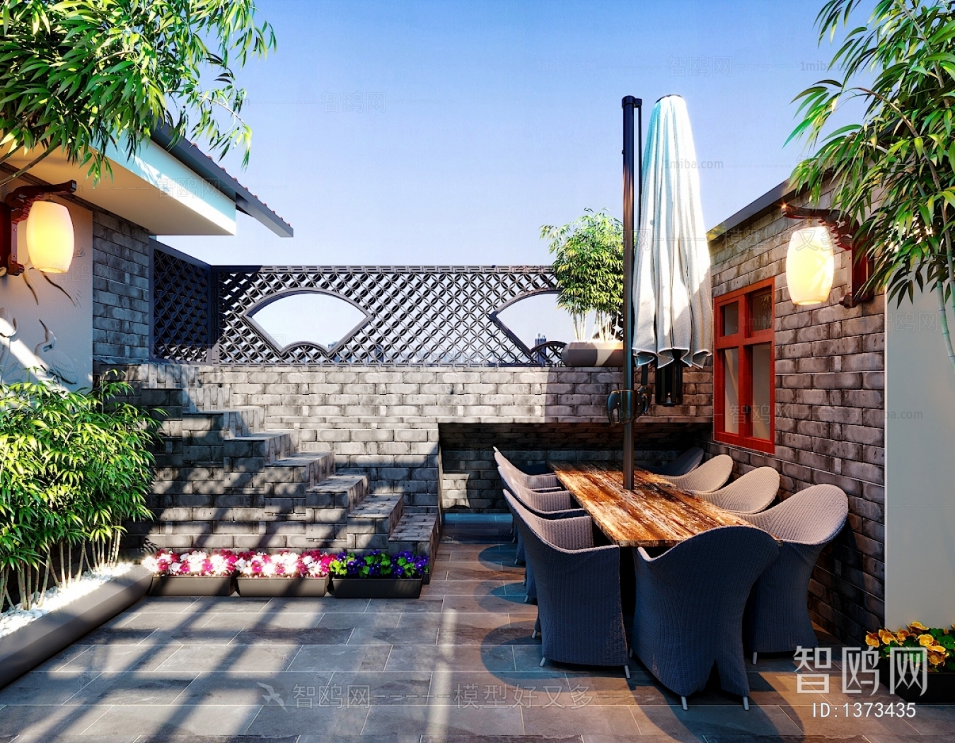 Chinese Style Courtyard/landscape