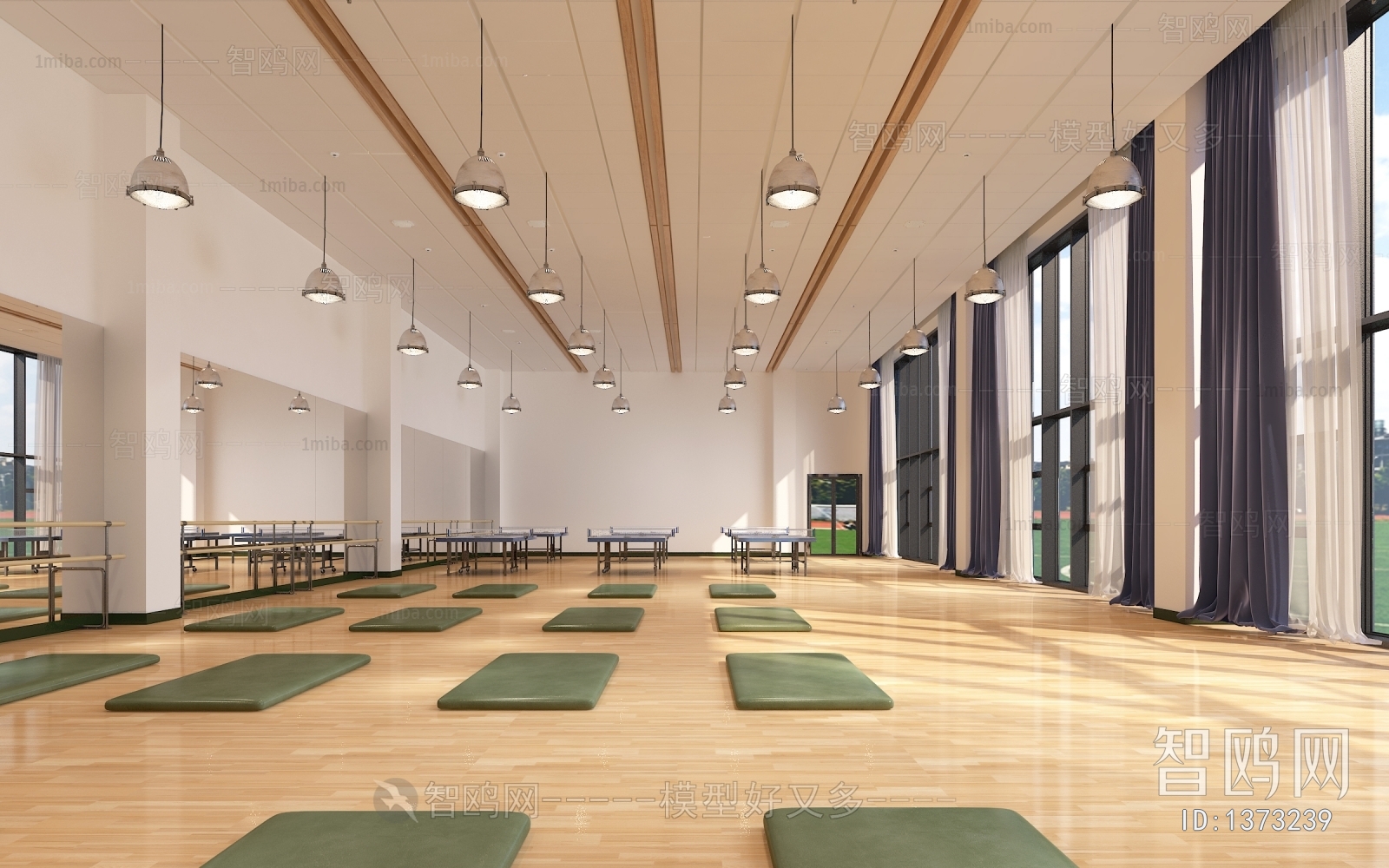 Modern Yoga Room