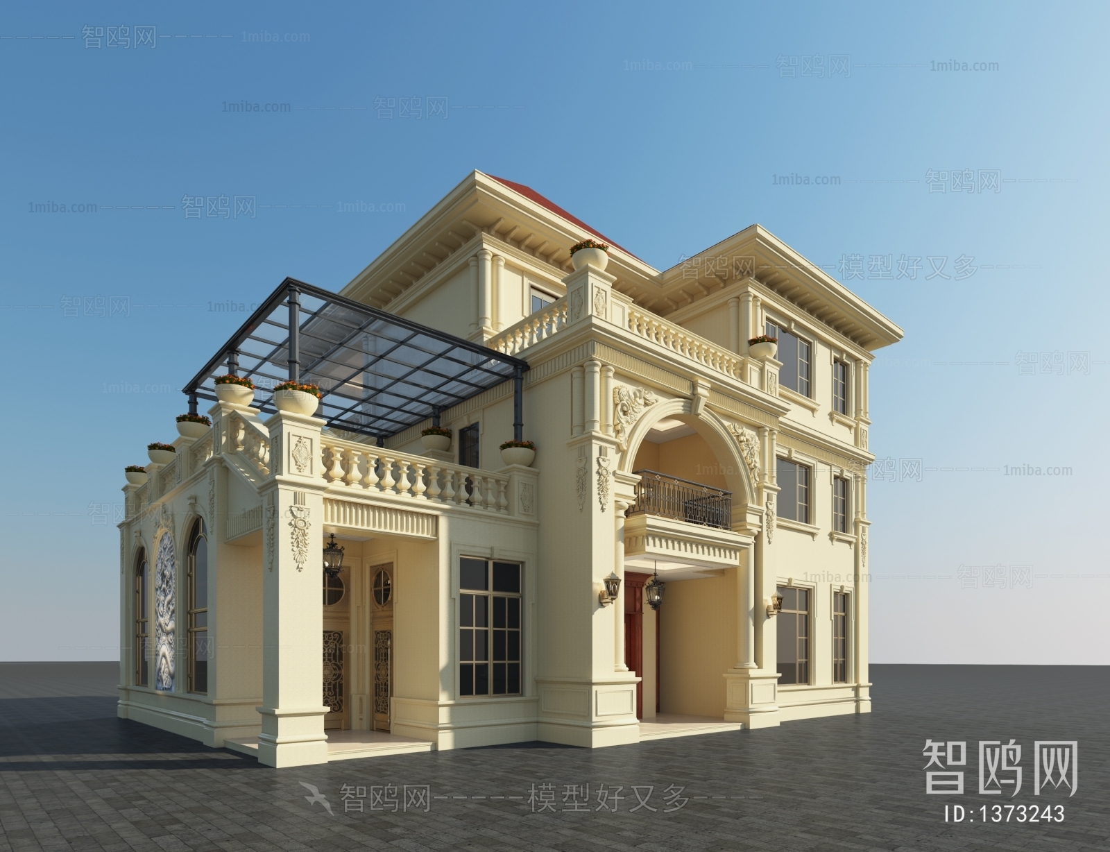 European Style Classical Style Villa Appearance