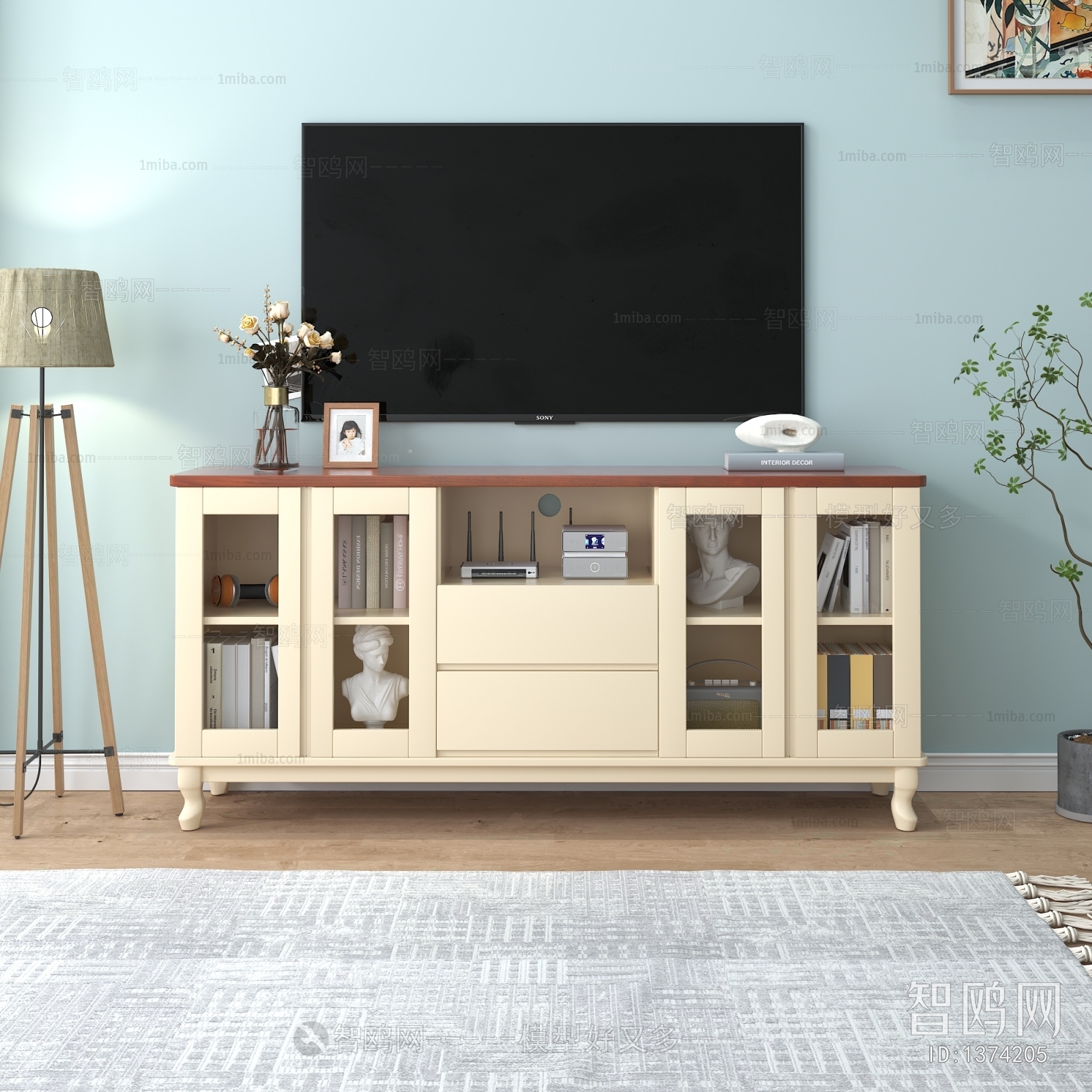 Nordic Style TV Cabinet