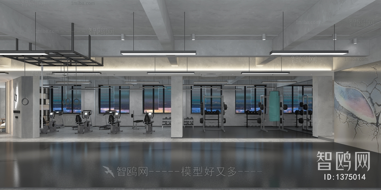 Industrial Style Gym