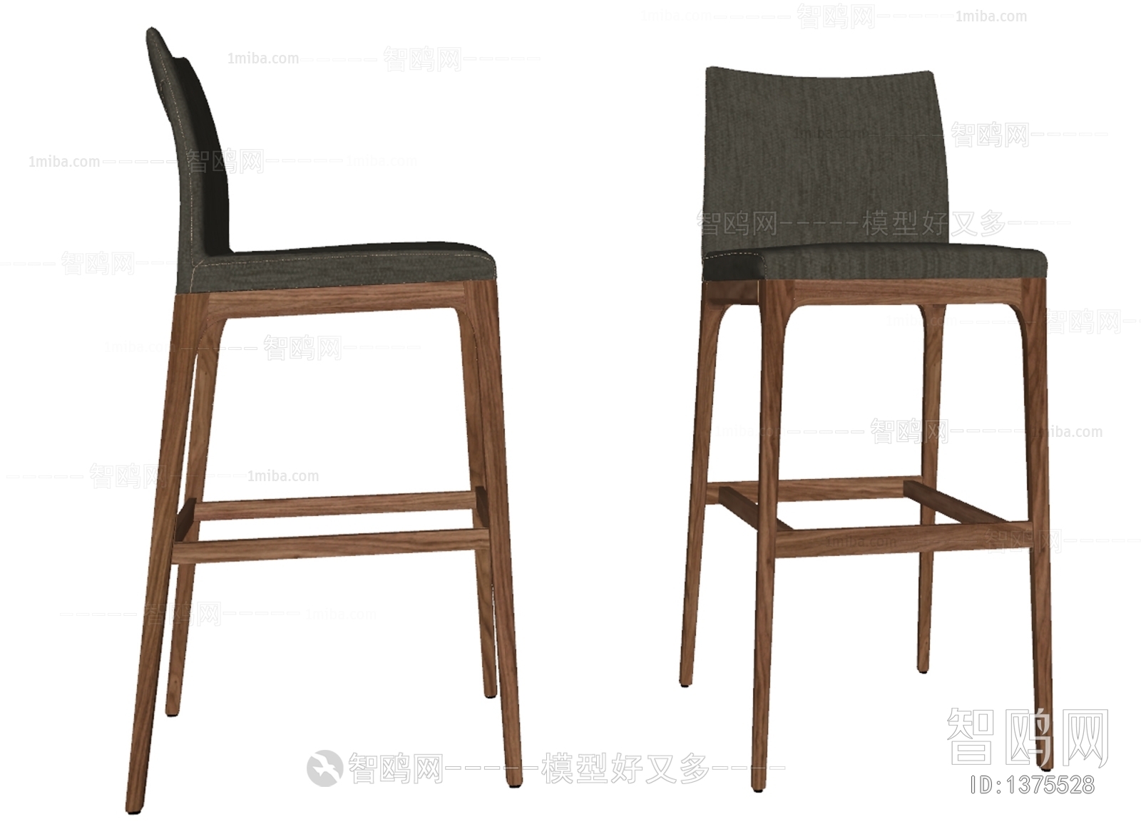 新中式吧台椅