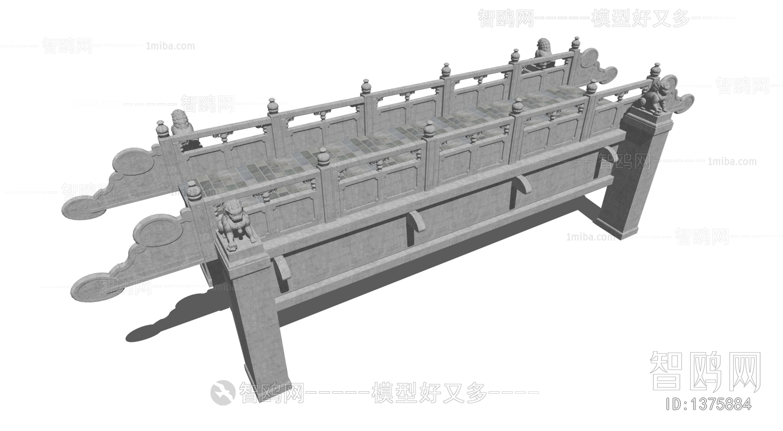 Chinese Style Building Component