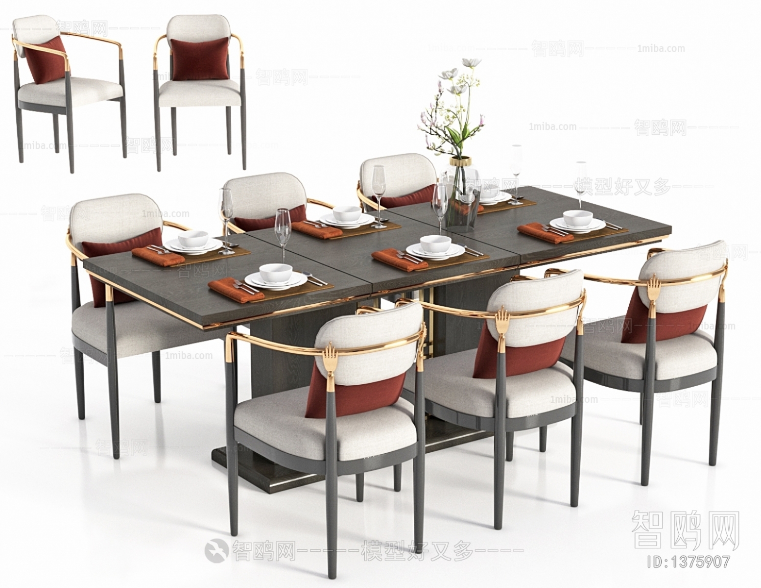 New Chinese Style Dining Table And Chairs