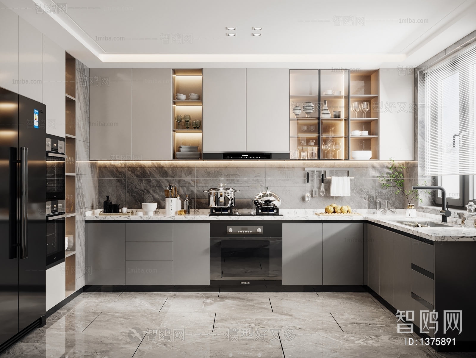 Modern The Kitchen