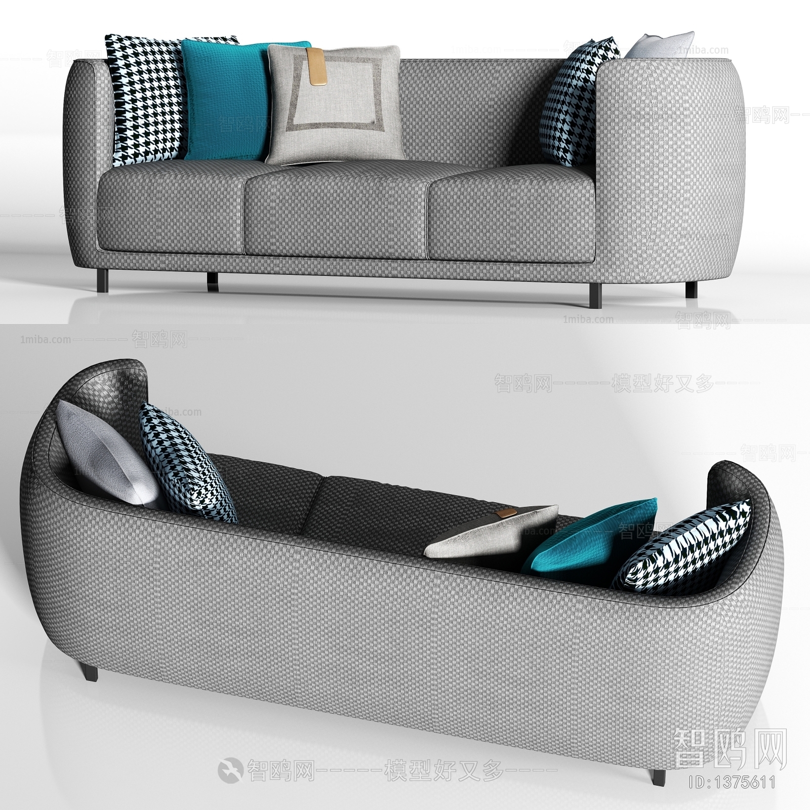 Modern Three-seat Sofa