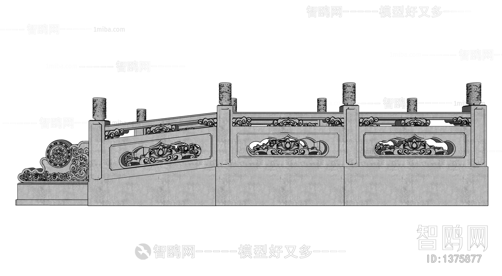 Chinese Style Building Component