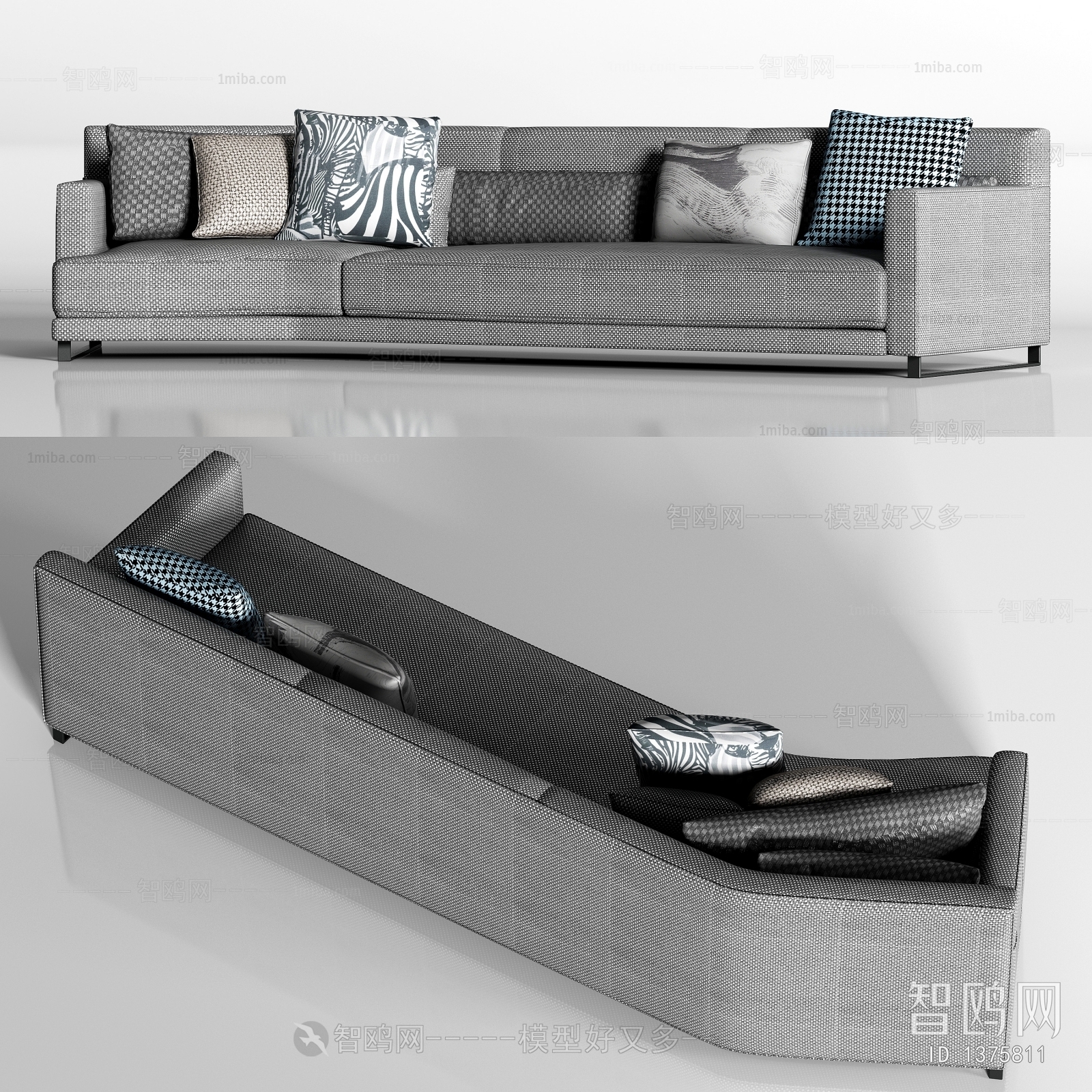 Modern Multi Person Sofa