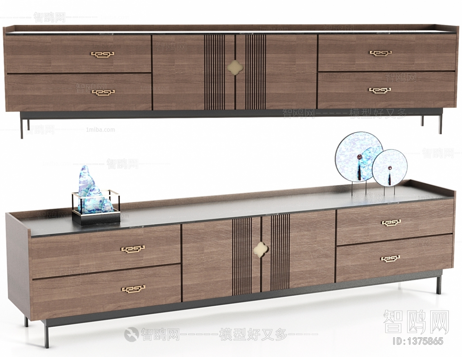 New Chinese Style TV Cabinet