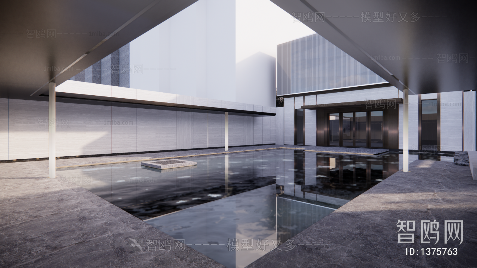 New Chinese Style Courtyard/landscape