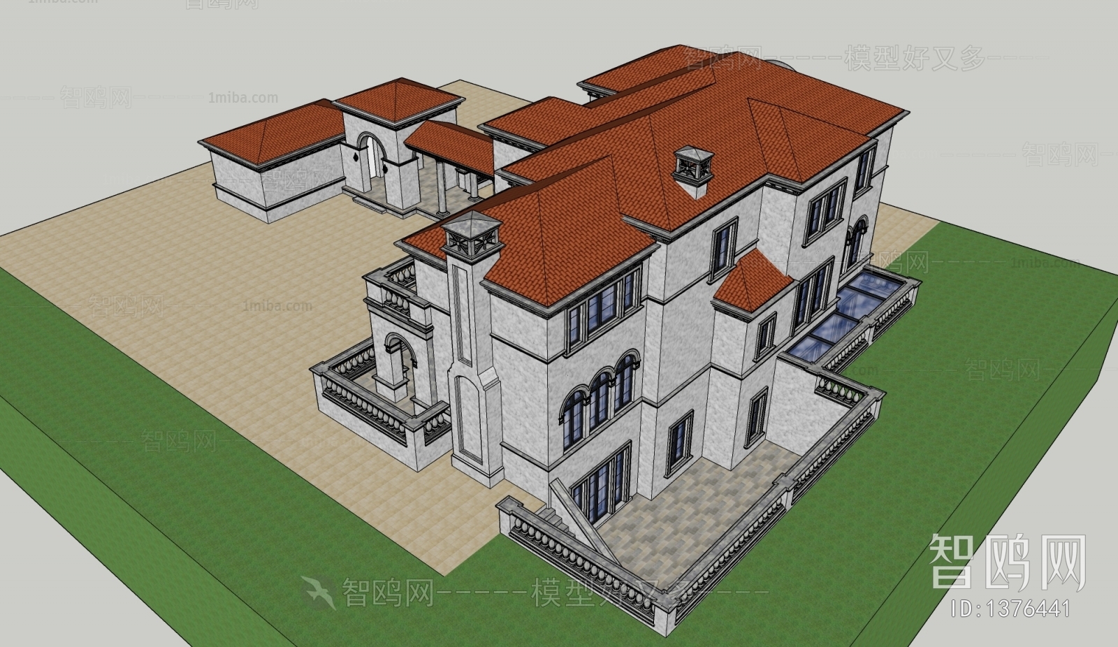 European Style Villa Appearance