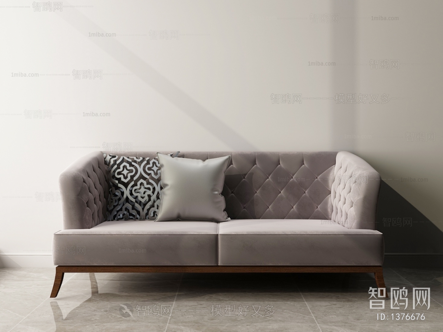 Simple European Style A Sofa For Two