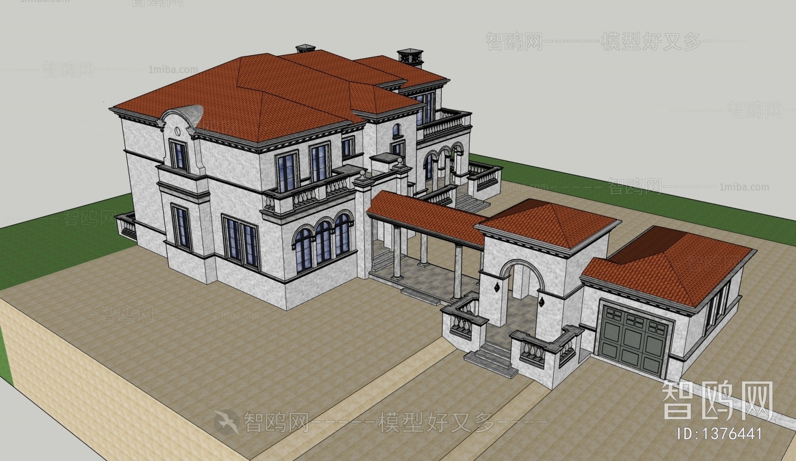 European Style Villa Appearance