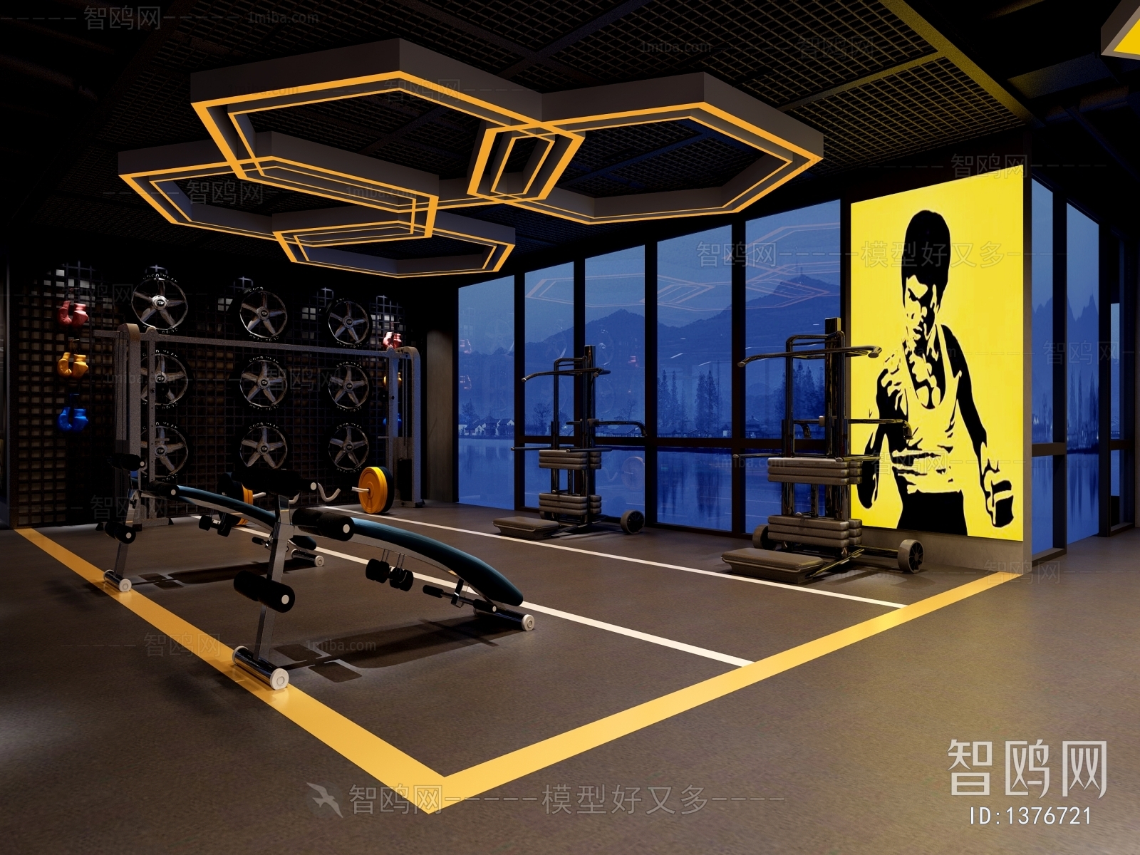 Industrial Style Gym