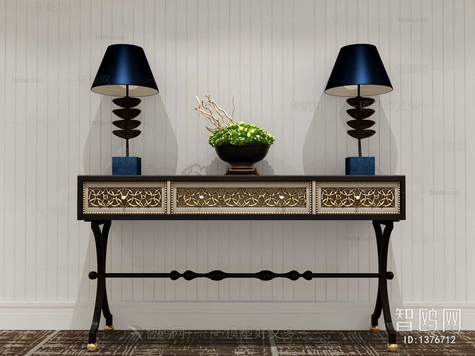 New Chinese Style New Classical Style Console