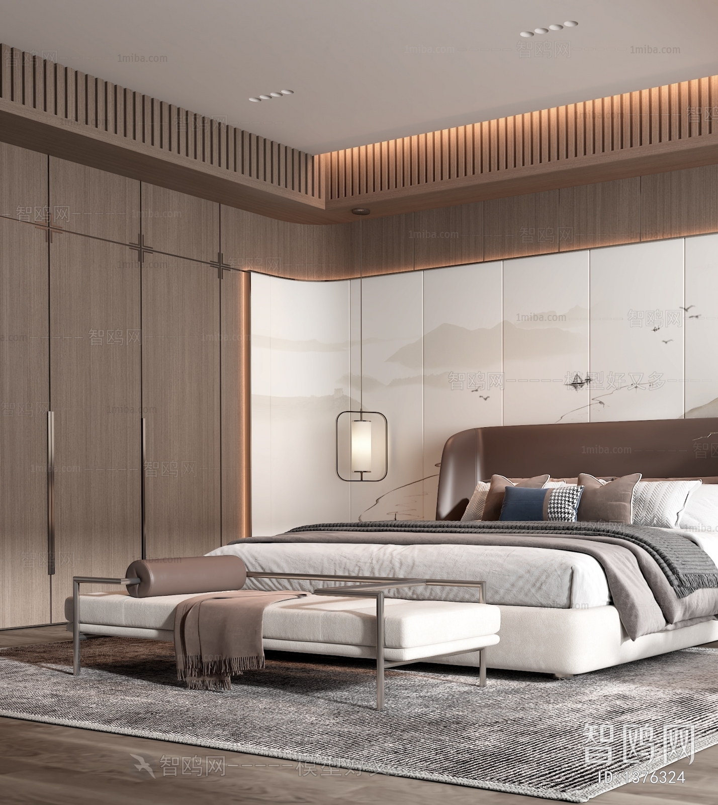 New Chinese Style Bedroom