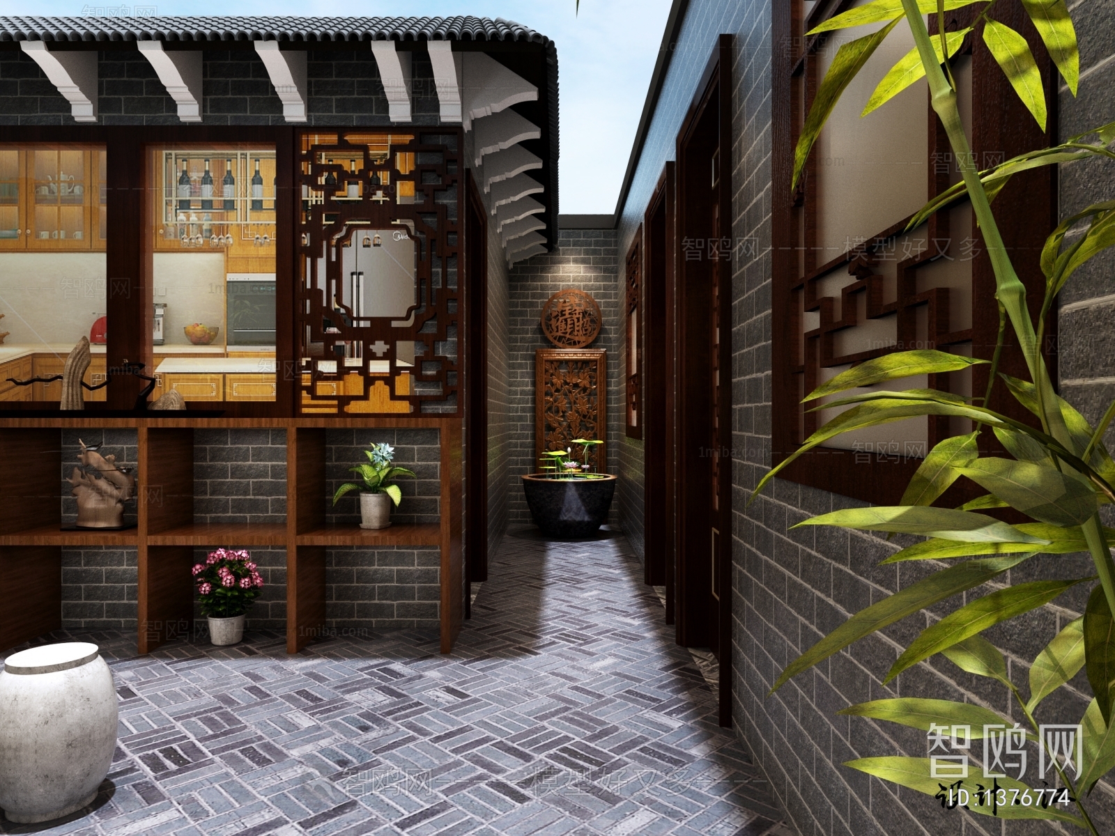 Chinese Style Courtyard/landscape