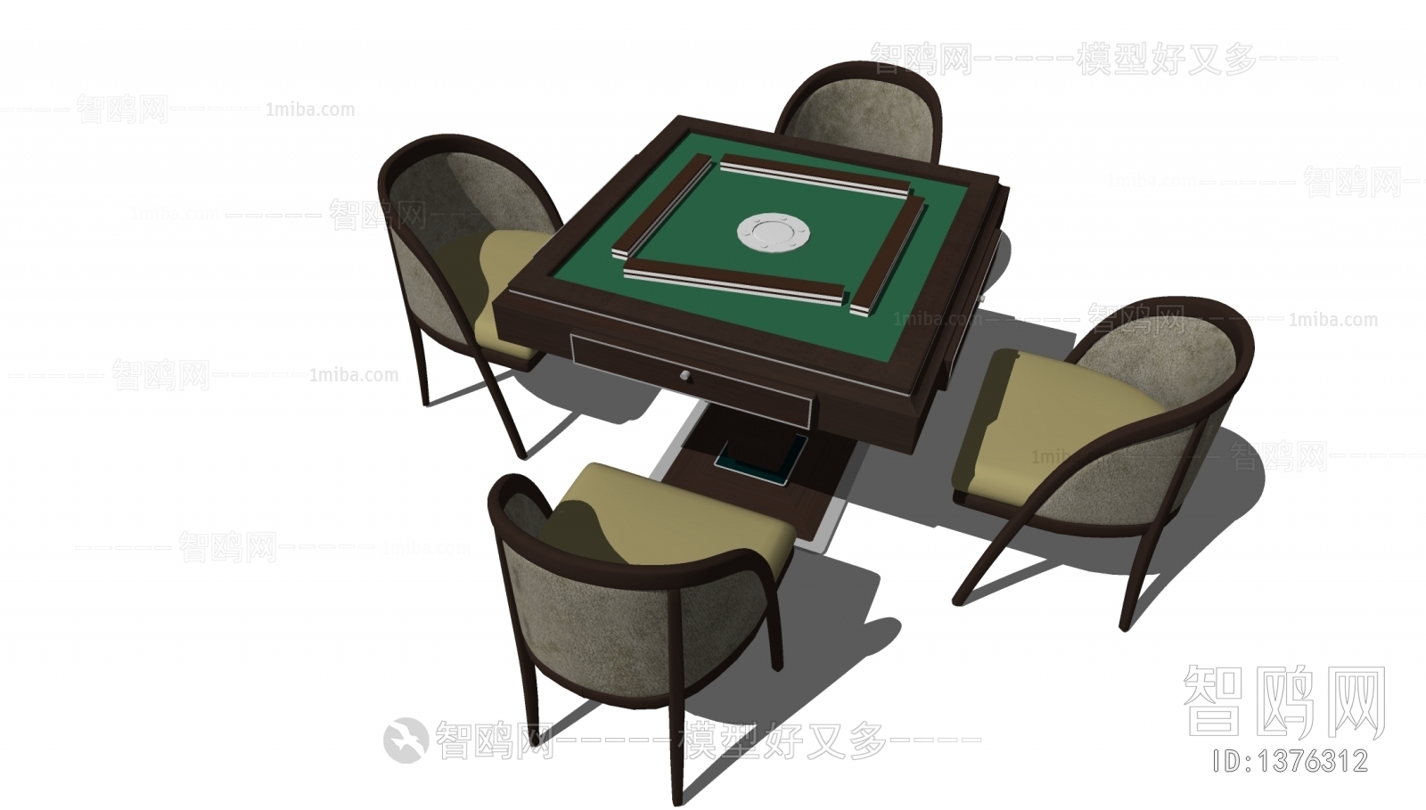 新古典麻将桌椅