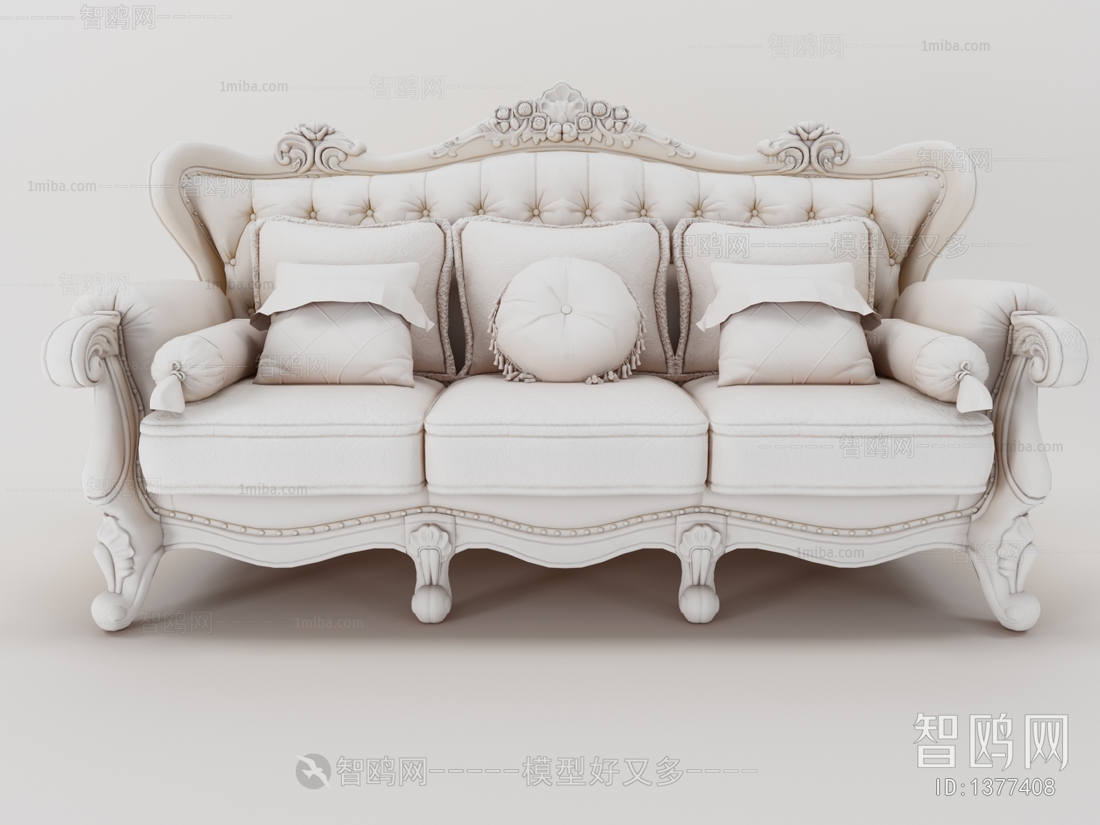 European Style Three-seat Sofa