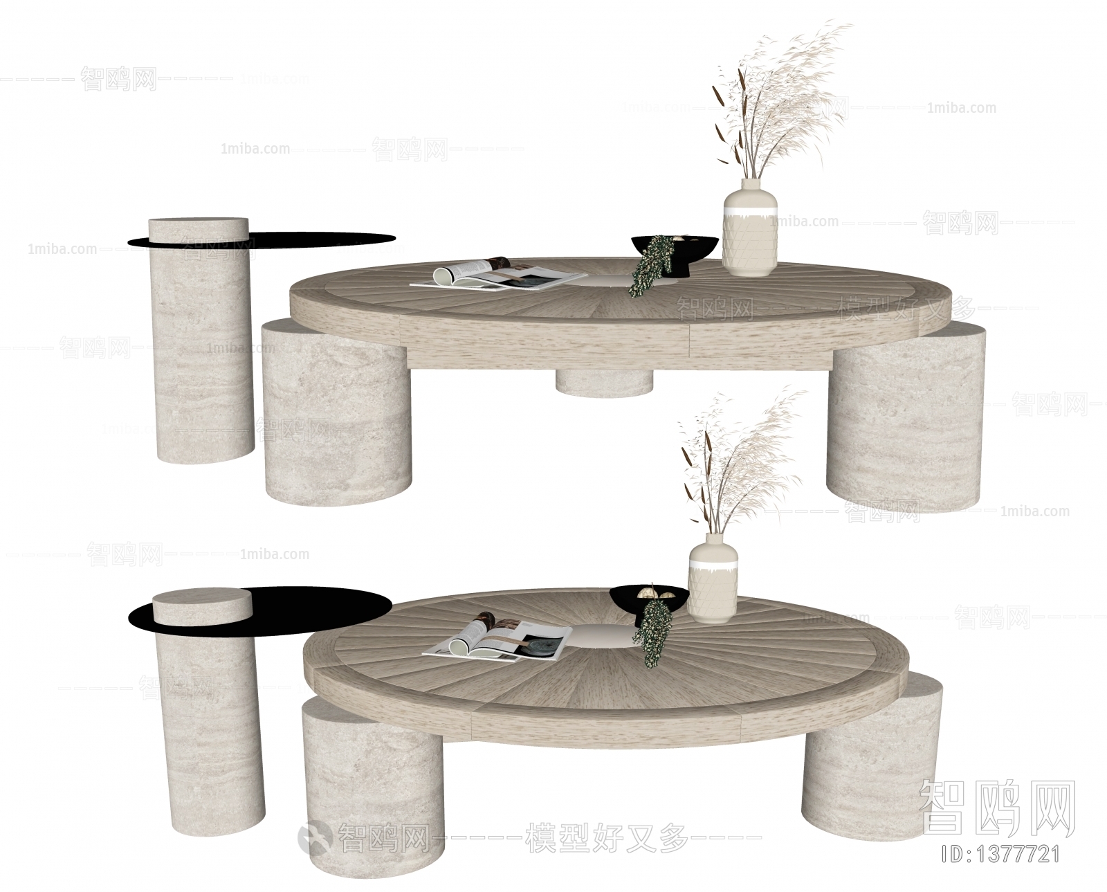 Wabi-sabi Style Coffee Table