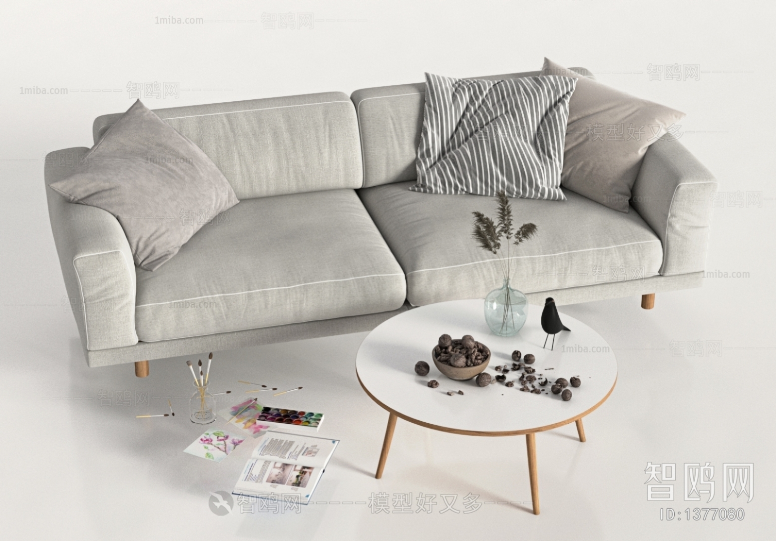 Nordic Style A Sofa For Two