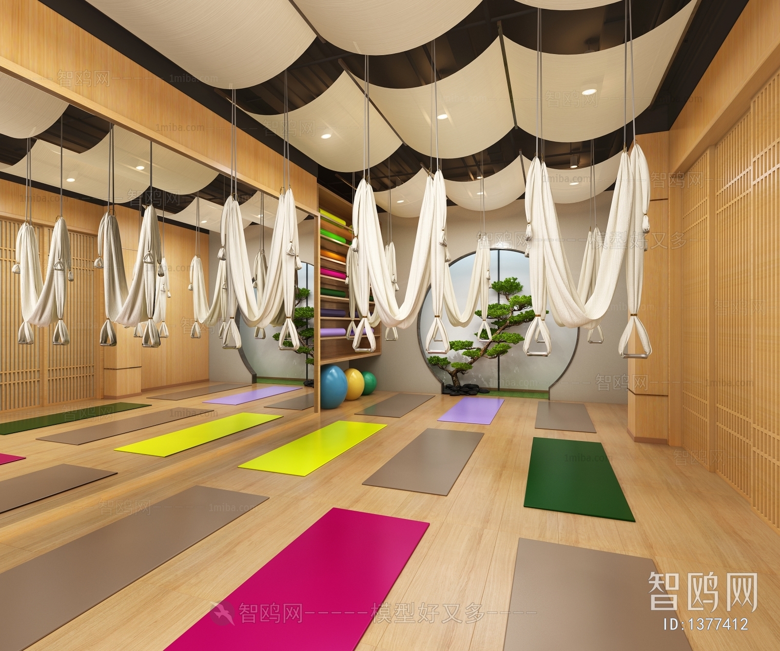 Modern Yoga Room