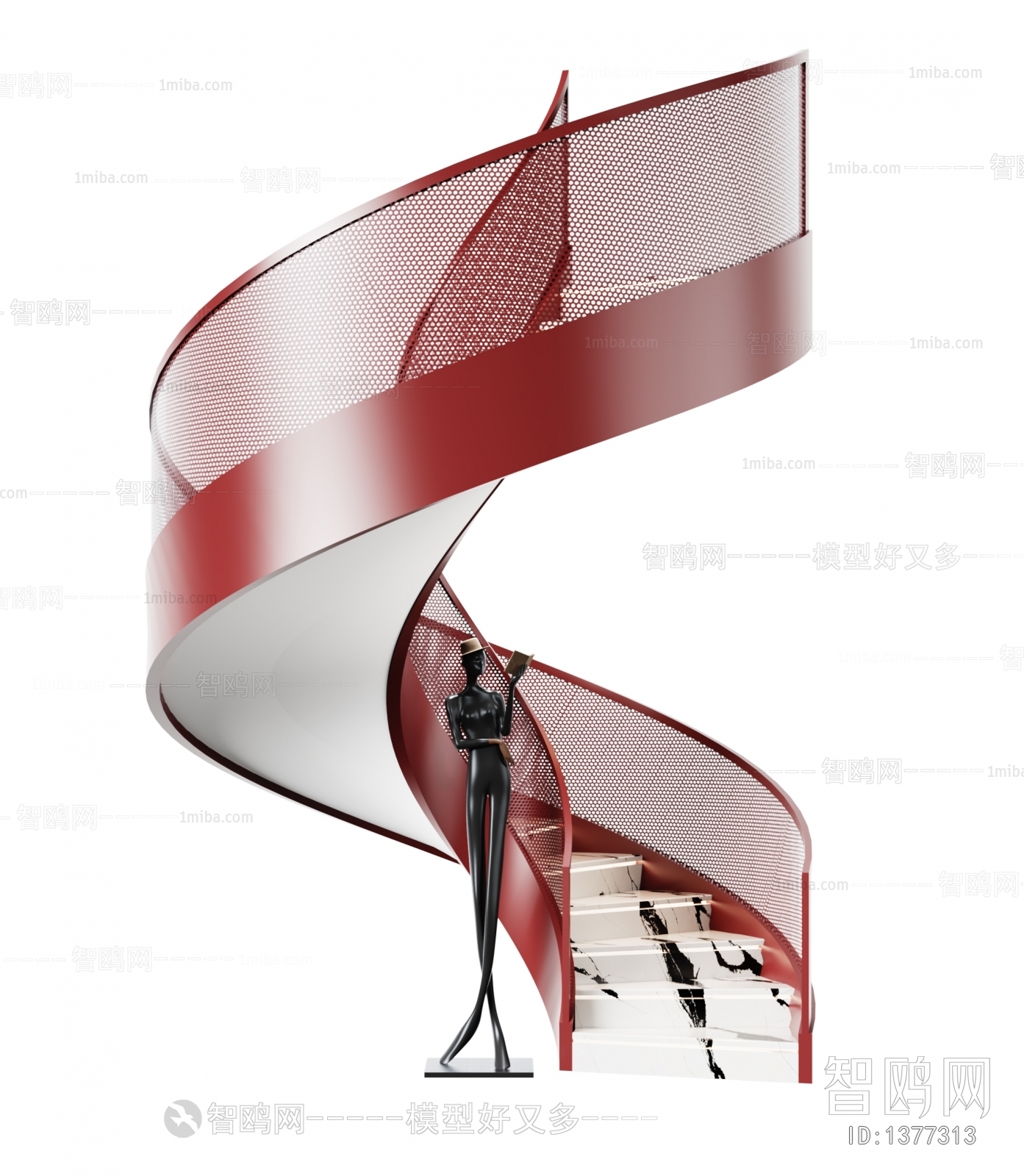 Modern Rotating Staircase