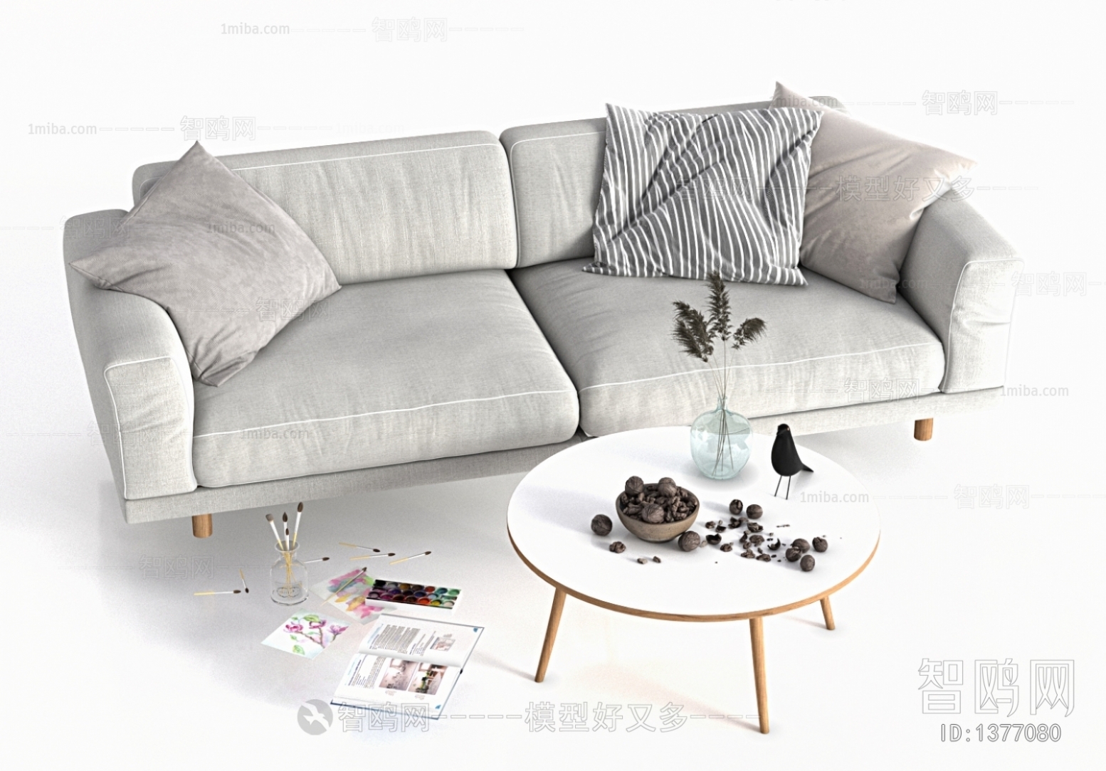 Nordic Style A Sofa For Two