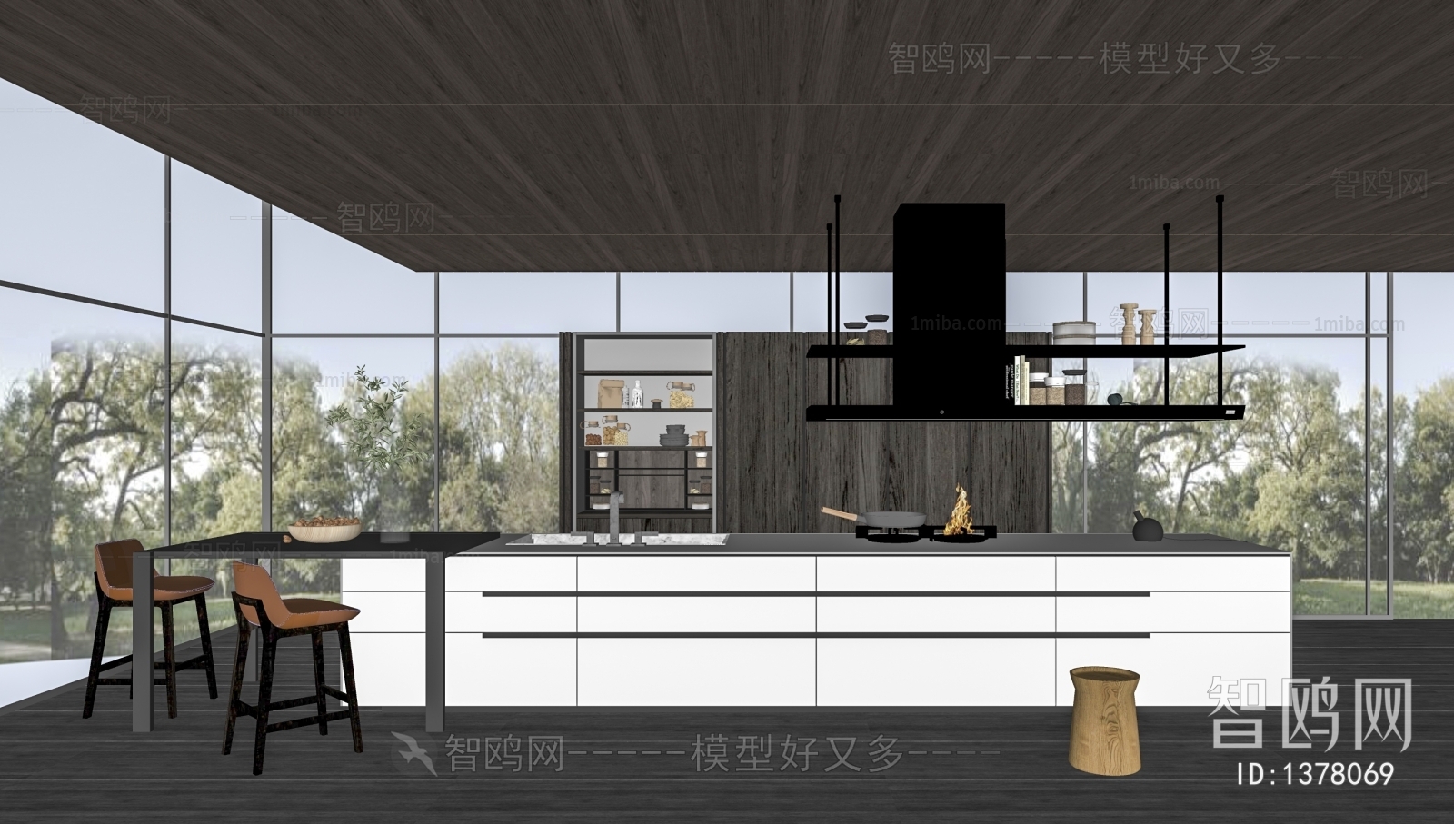 Modern Open Kitchen