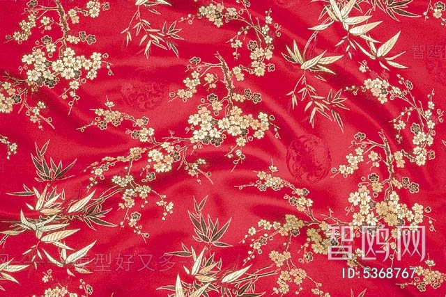 中式花纹布艺