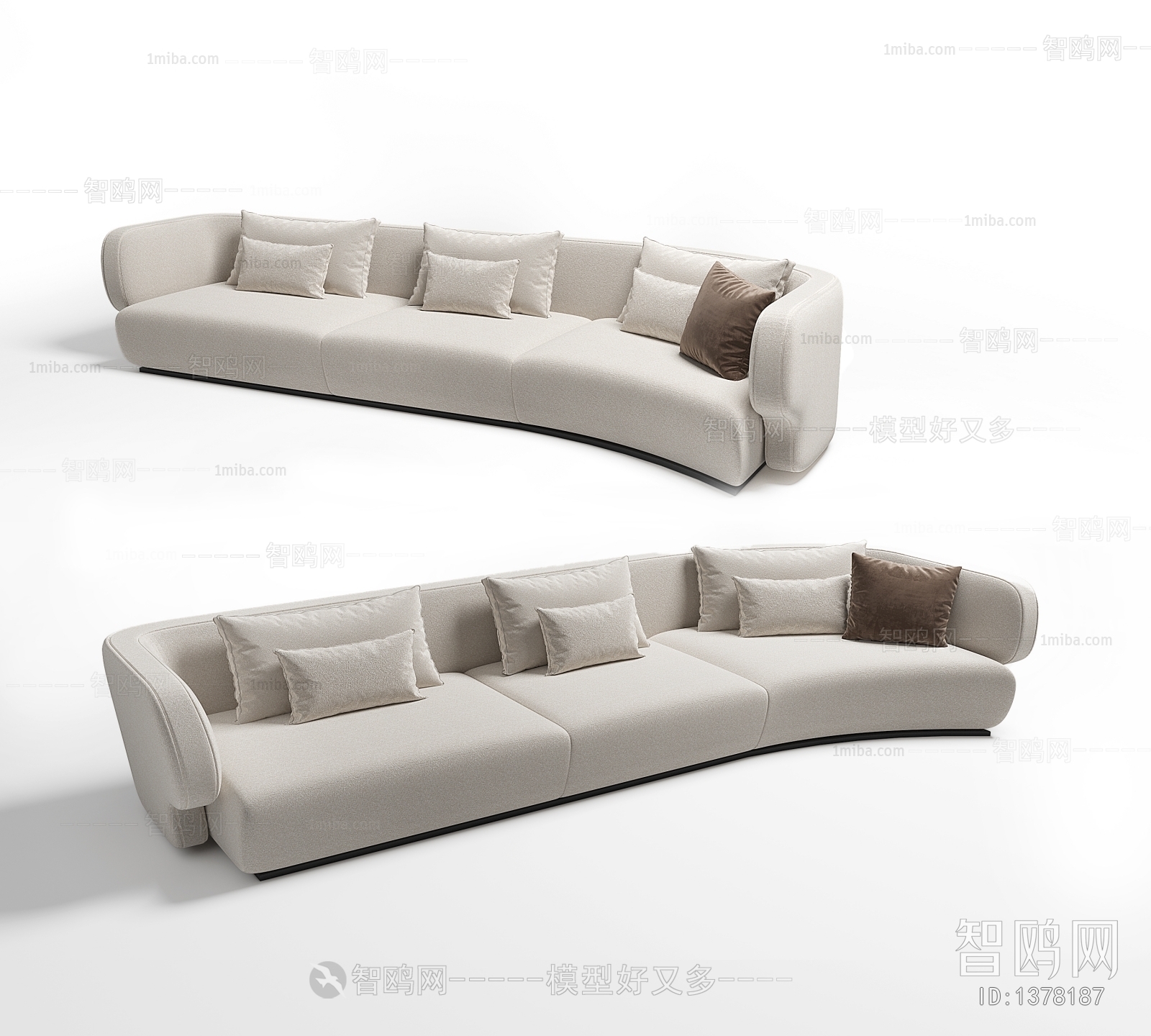 Modern Multi Person Sofa