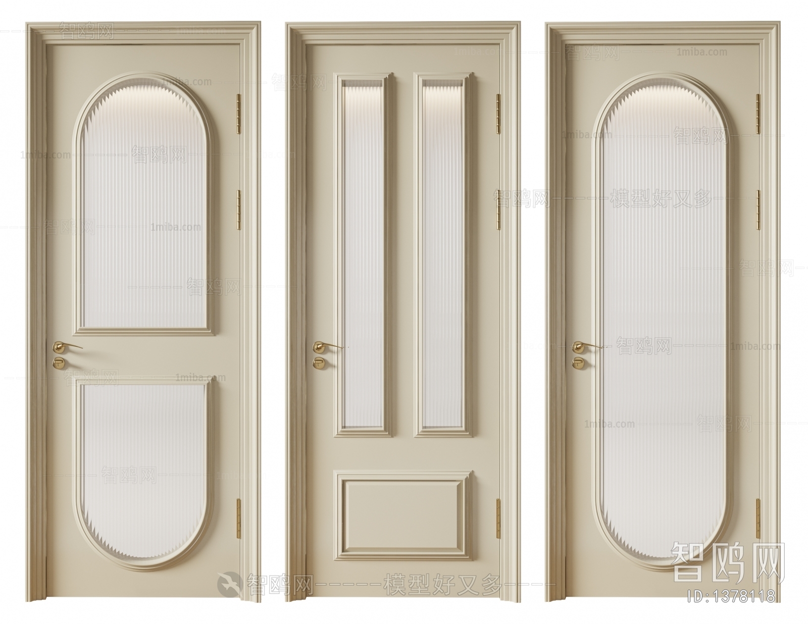 Modern French Style Single Door