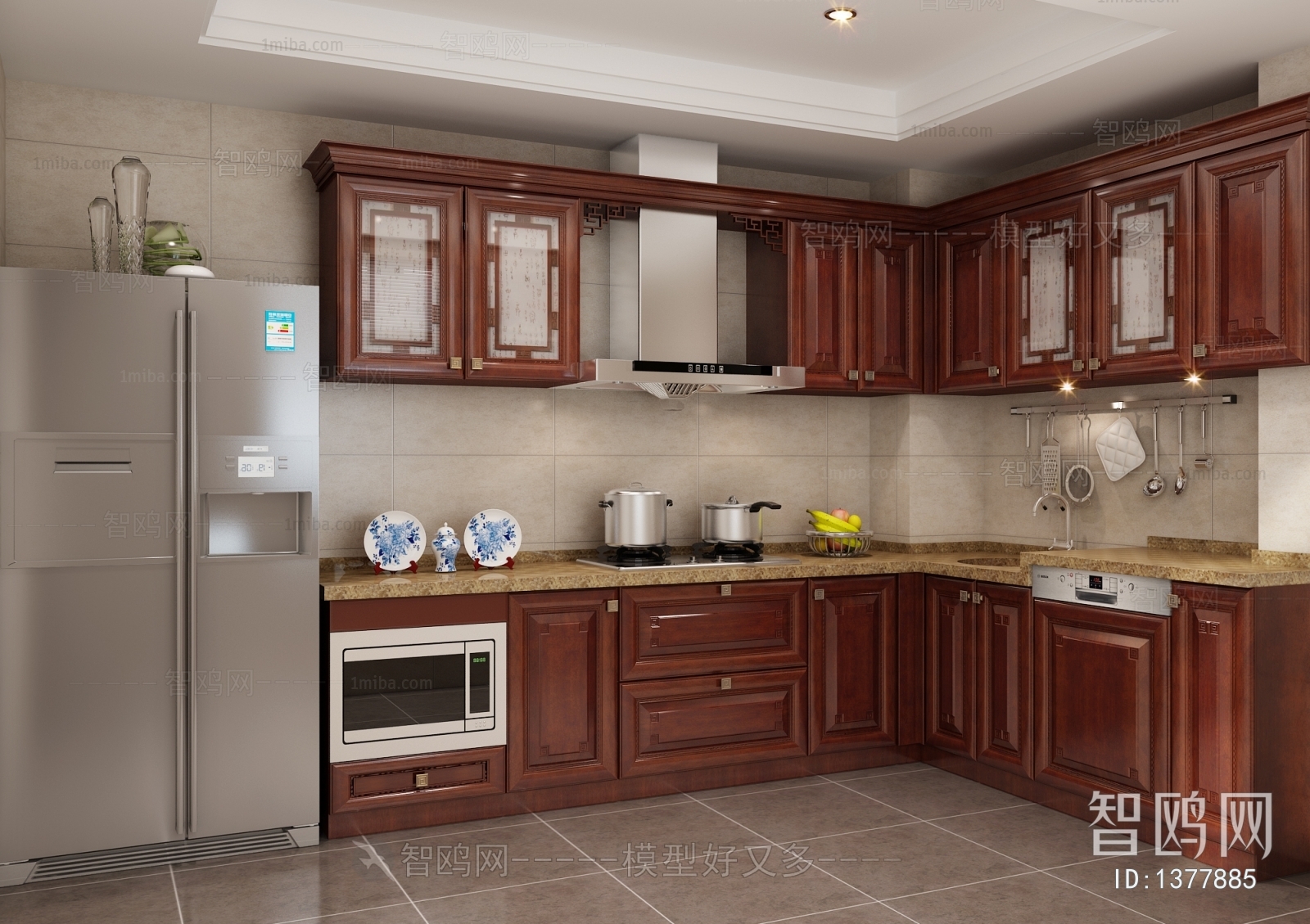 New Chinese Style Kitchen Cabinet