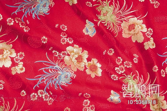 中式花纹布艺